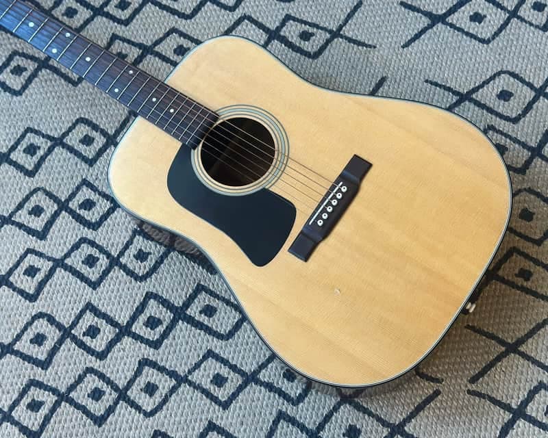Late '80s Washburn D-15L Left Handed Dreadnought Japan