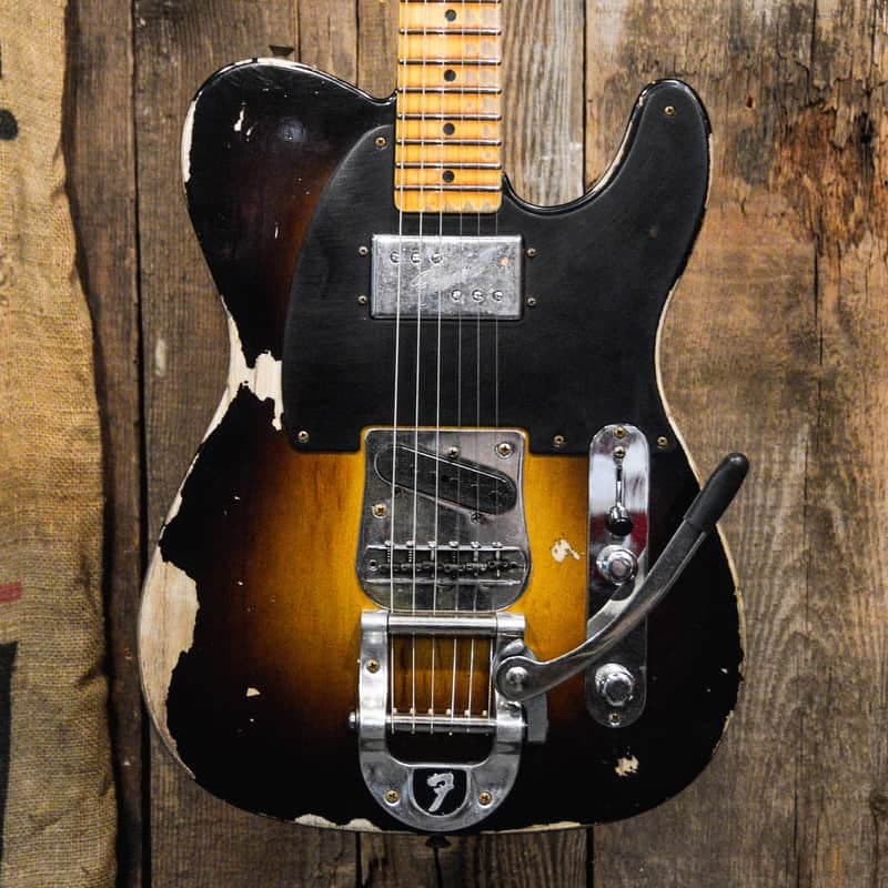 Fender Custom Shop Limited Edition CuNiFe Blackguard Telecaster Heavy Relic 2-Color Sunburst