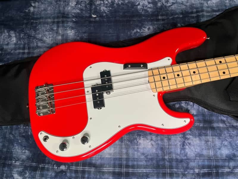 NEW!! Fender Made In Japan International Color Precision Bass- Morocco Red- Authorized Dealer! In Stock! 7.85lbs