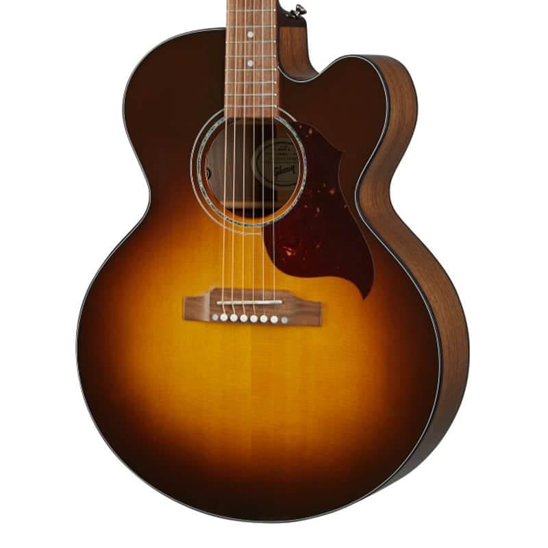 Gibson J-185 EC Modern Walnut Walnut Burst