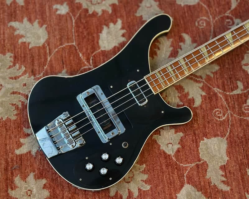 1975 Rickenbacker 4001 Bass Jet-Glo w/ HSC