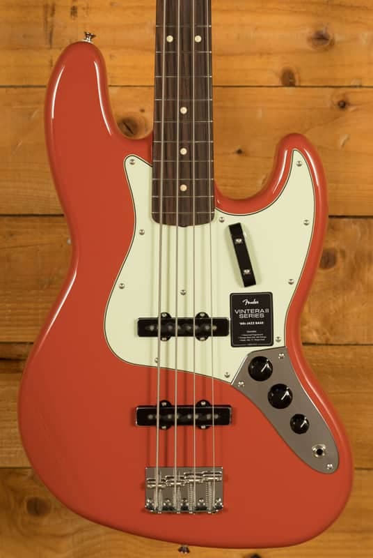Fender Vintera II '60s Jazz Bass - Rosewood - Fiesta Red