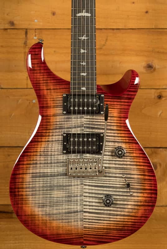 PRS SE Custom | Custom 24 - Charcoal Cherry Burst