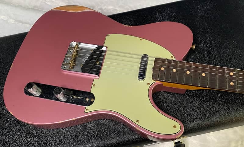 NEW! Fender '63 Relic Limited Edition Telecaster - Handwound PU's - Custom Shop - Authorized Dealer - Burgundy Mist Metallic - 7.5lbs - G07579