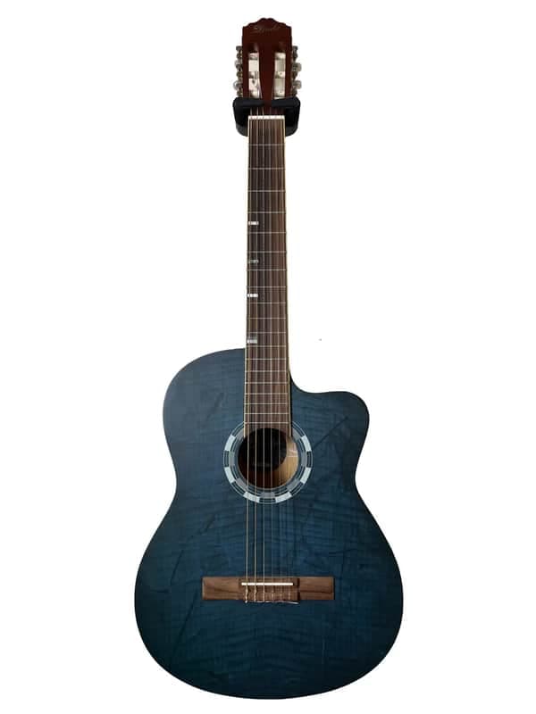 Lindo LDG 960 CEQ Electro-Acoustic Classical Guitar, Picasso Blue, Used
