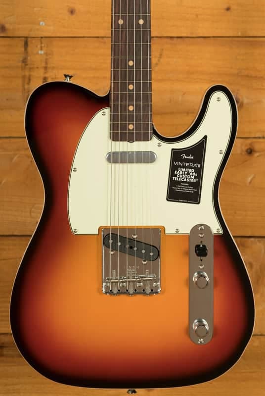 Fender Limited Edition Vintera III Early '60s Telecaster Custom - Rosewood - 3-Colour Sunburst