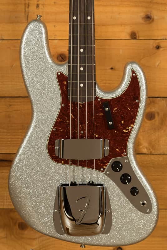 Fender Custom Shop 64 Jazz Bass - NOS Silver Sparkle