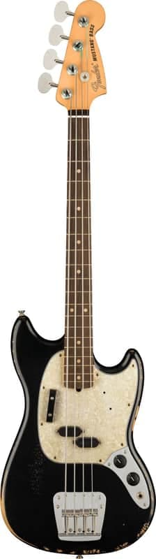 Fender JMJ Road Worn Mustang Bass Black