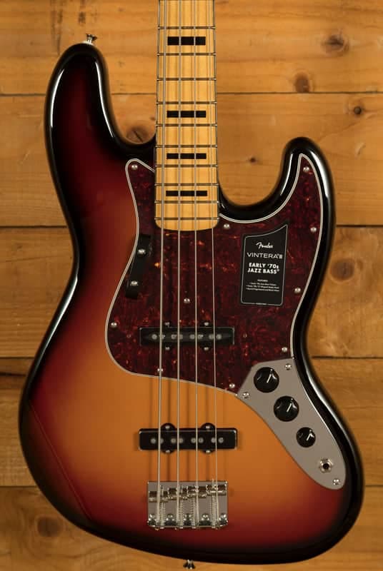 Fender Vintera III Early '70s Jazz Bass - Rosewood - 3-Colour Sunburst