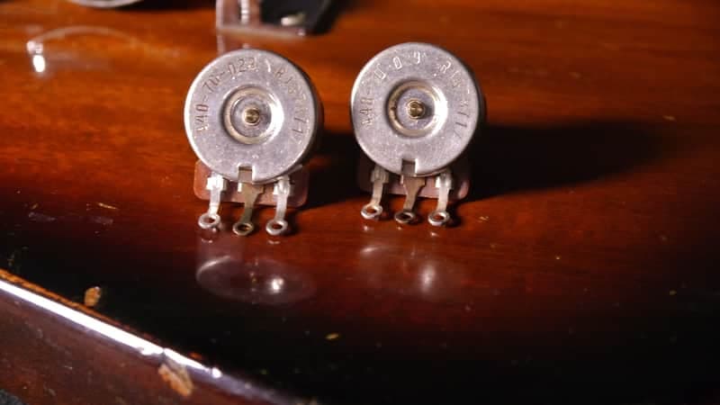 NOS Vintage CTS Pots From Gibson Factory 1987