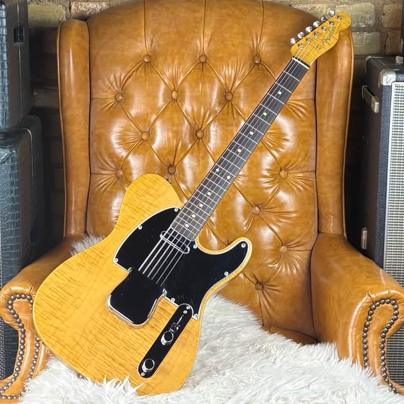 1994 Fender Fotoflame Telecaster Vintage MIJ Made In Japan Electric Guitar W/ Hardshell Case!