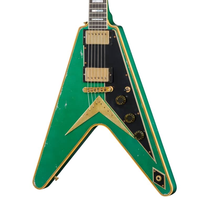 NEW! Gibson Custom Flying V Custom - Teal Sparkle Murphy Lab Heavy Aged - 2026 Custom Collection - Limited Edition - Authorized Dealer - Pre-Order