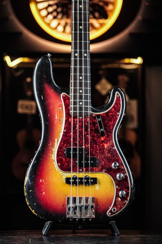 1966 Fender Precision Bass sunburst