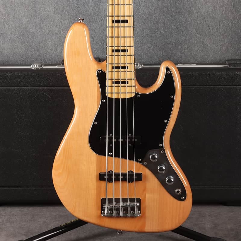Squier Classic Vibe 70s Jazz Bass V - Natural - 2nd Hand (168635)
