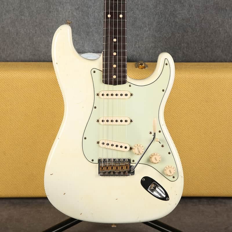 Fender Custom Shop 61 Stratocaster Journeyman Relic - Olympic White - 2nd Hand