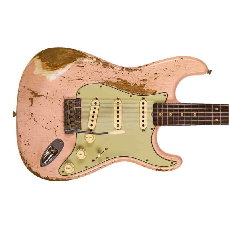 Fender Custom Shop 1960 Stratocaster Super Heavy Relic Shell Pink #R141209