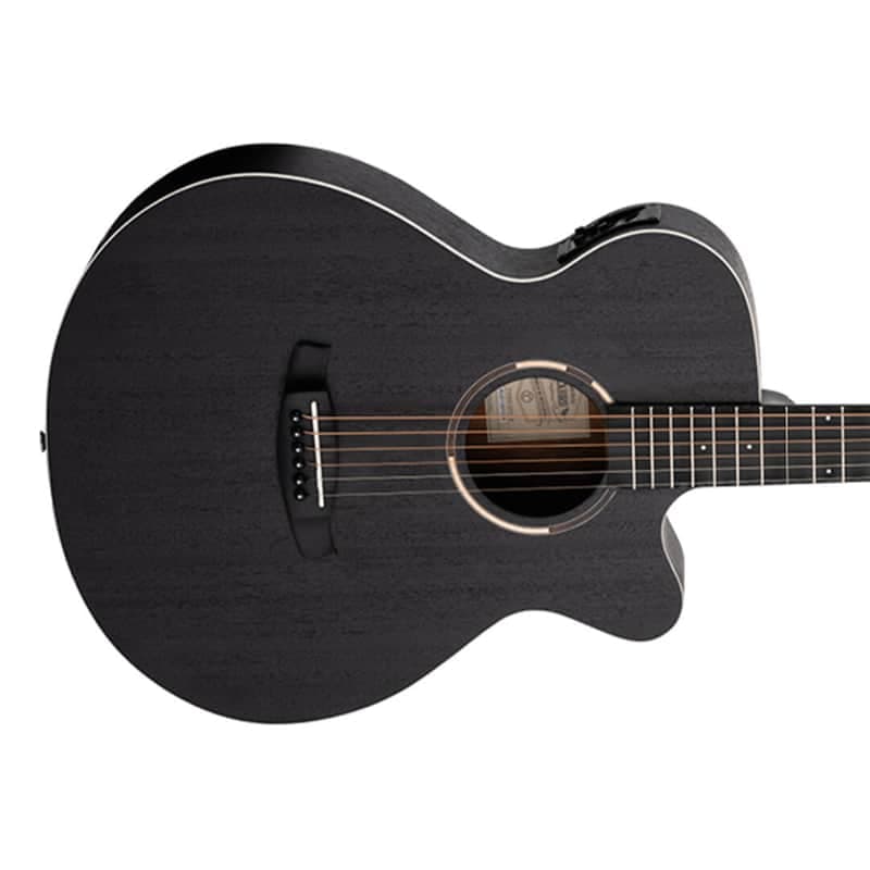 Tanglewood Blackbird TWBB SFCE Smokestack Black Satin
