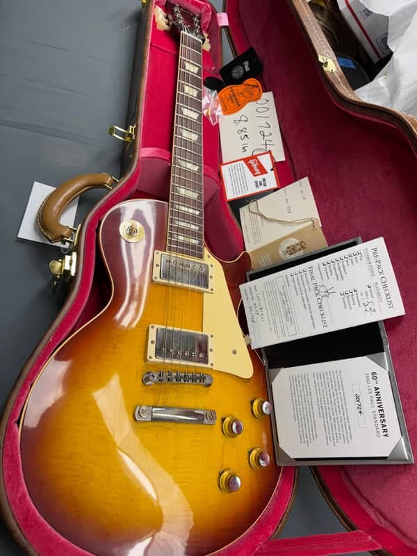 Gibson Les Paul 60th Anniversary Limited Edition V2 2021 - Tomato Soup Burst #001724