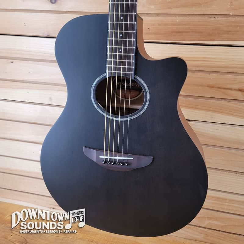 Yamaha APX600M Thinline Acoustic/Electric Guitar - Smoky Black