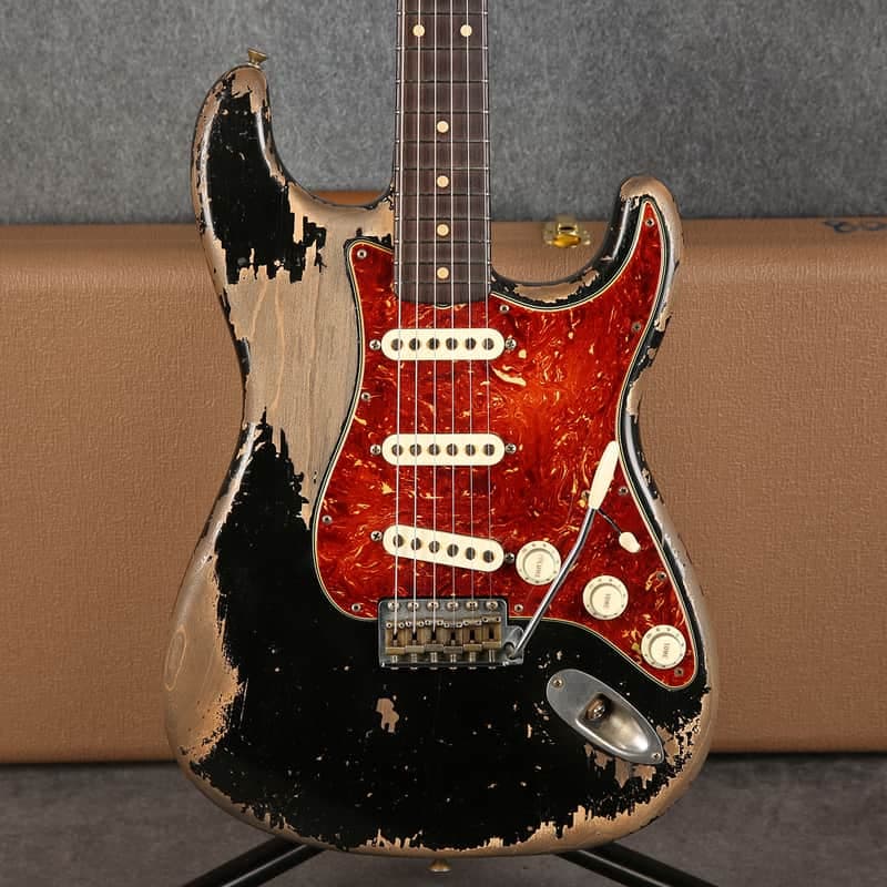 Fender Custom Shop Masterbuilt Dale Wilson 61 Stratocaster Black - 2nd Hand