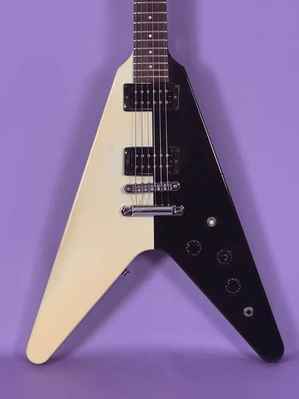 Gibson Flying V Schenker Custom Shop 1985 - Black and White