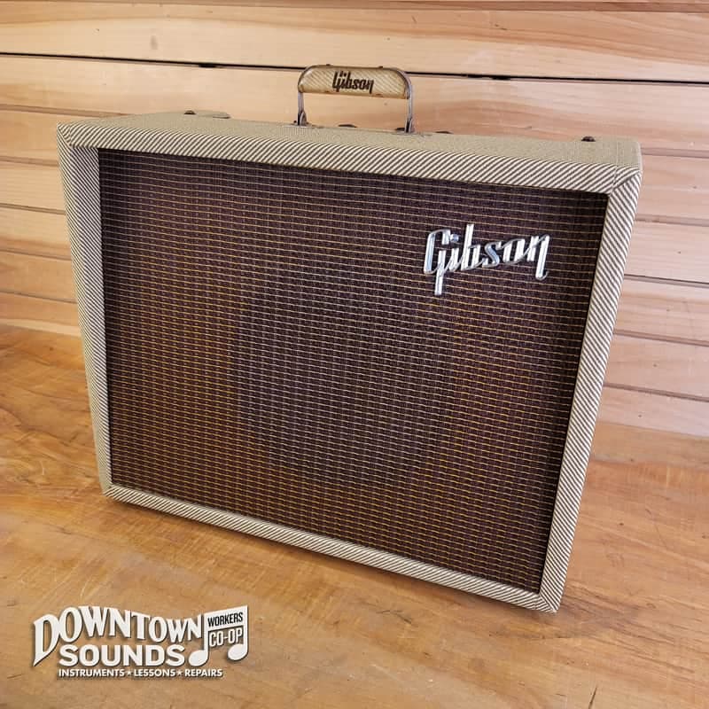 1960 Gibson GA-18 Explorer 14-Watt 1x10 Guitar Combo Amplifier - #112378, Fully Serviced, V.O.R. Speaker, New Tolex