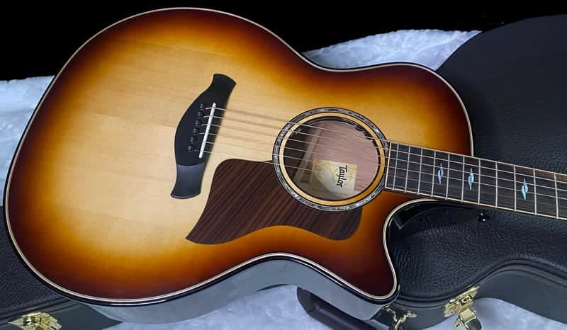 NEW! Taylor Next Generation Builder's Edition 814ce Adirondack Spruce/Honduran Rosewood - Shaded Edgeburst - 5lbs - Authorized Dealer - G07522