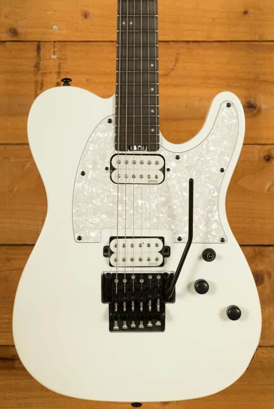 Schecter Sun Valley Super Shredder PT FR - Ebony - Metallic White