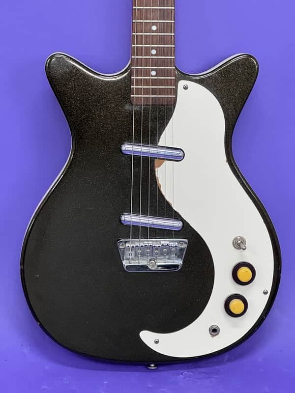 Danelectro DC-59 2000's - Dark Green Metallic Sparkle