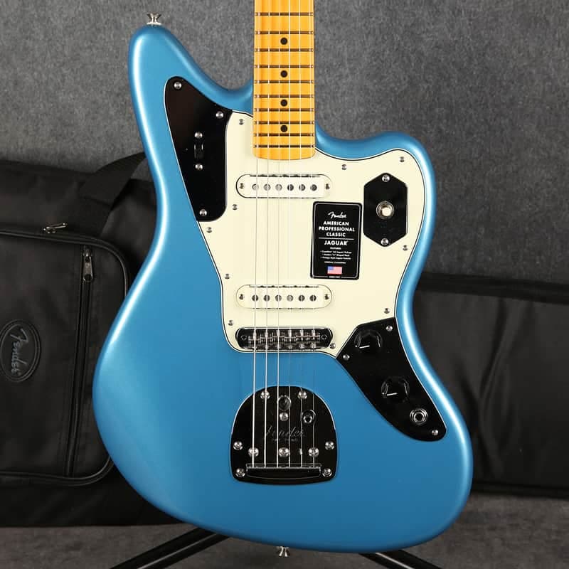 Fender American Professional Classic Jaguar - Faded Lake Placid Blue - 2nd Hand