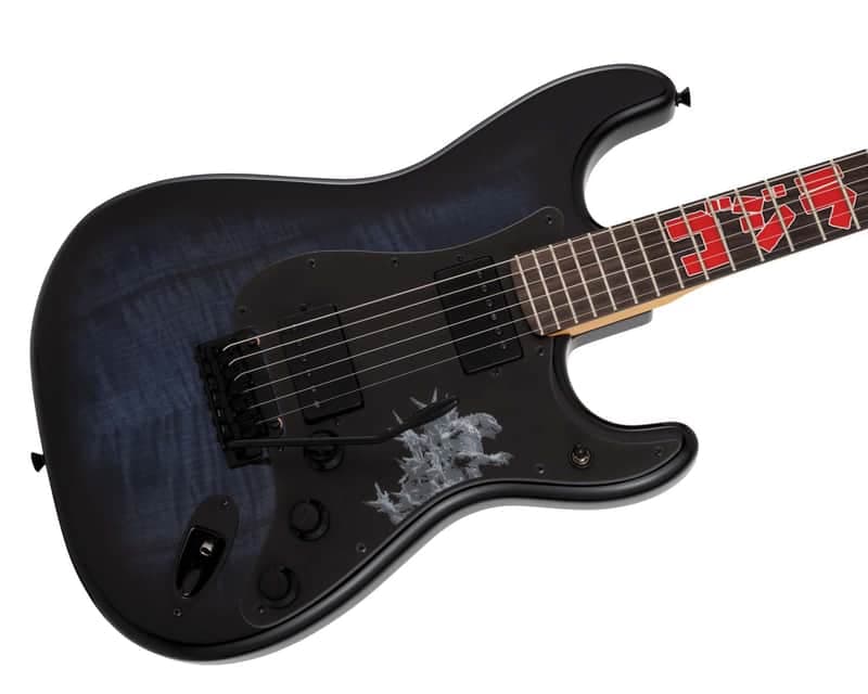 Fender Made in Japan Godzilla Stratocaster - Godzilla Blue