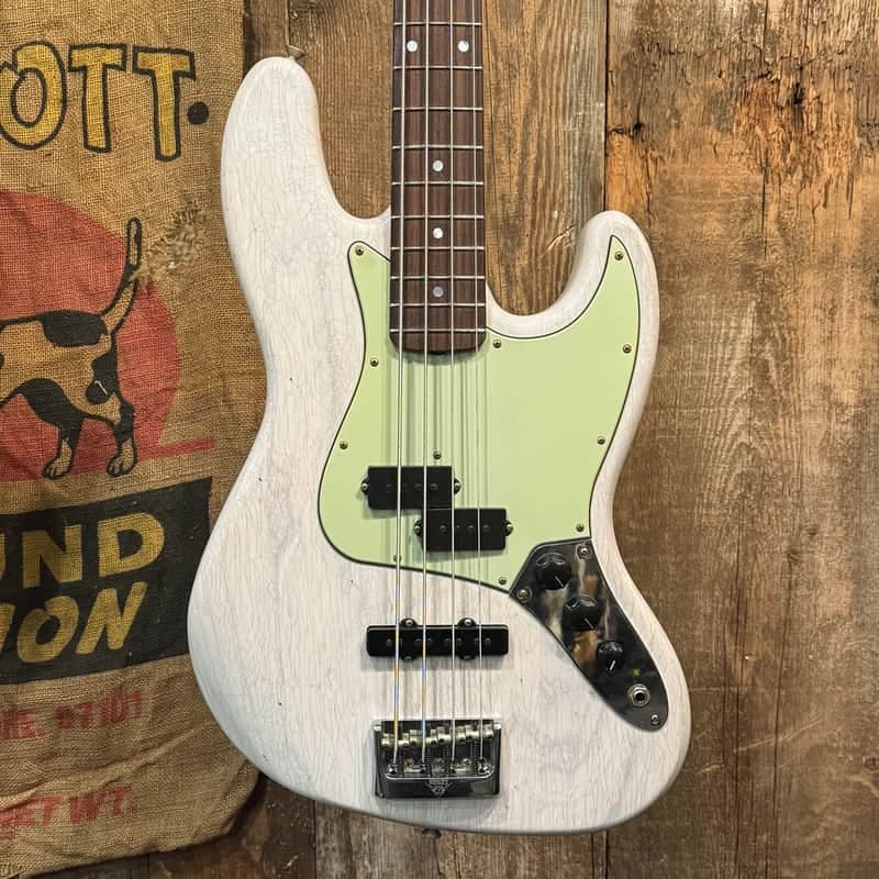 Fender Custom Shop Jazz Bass Special Journeyman Relic - White Blonde