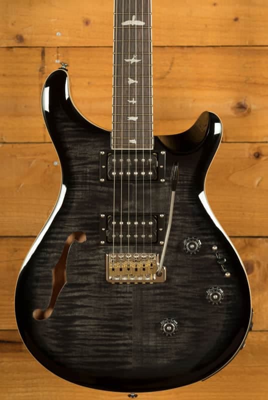 PRS SE Custom | Custom 24 Semi-Hollow Piezo - Charcoal