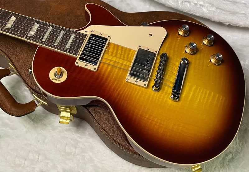 NEW! Gibson Les Paul 60's Standard Iced Tea - Authorized Dealer - Beautiful Curly Flame Maple Top - 9.35 lbs - G07289