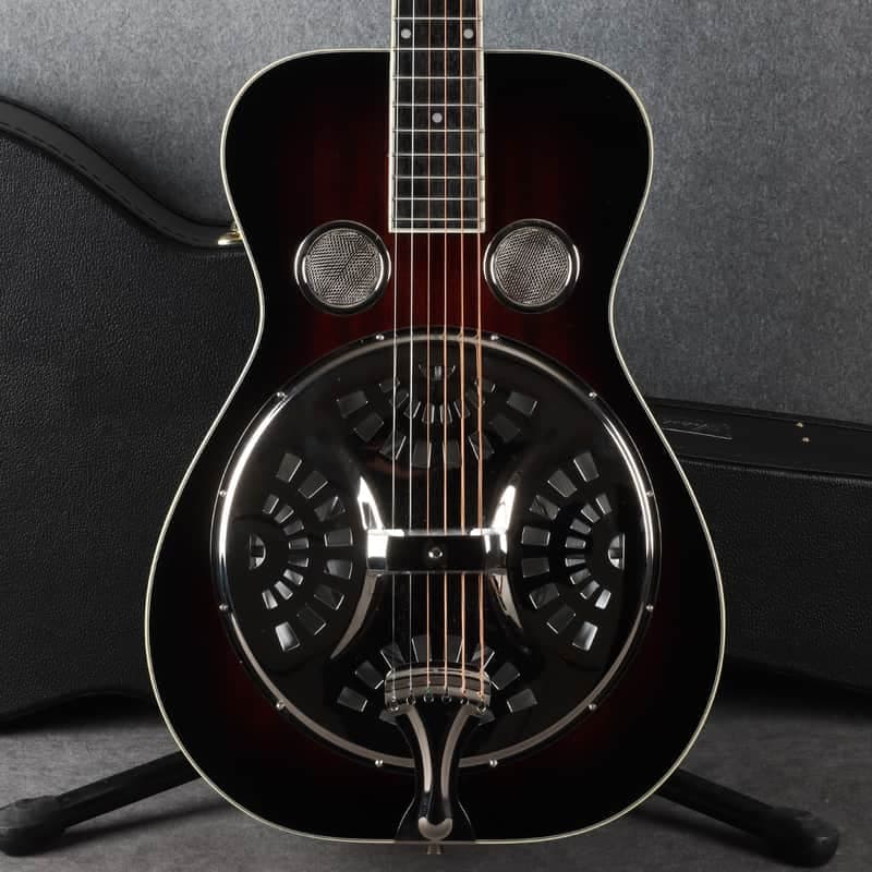 Recording King RR-60 Square Neck Resonator - Left Handed - Sunburst - 2nd Hand