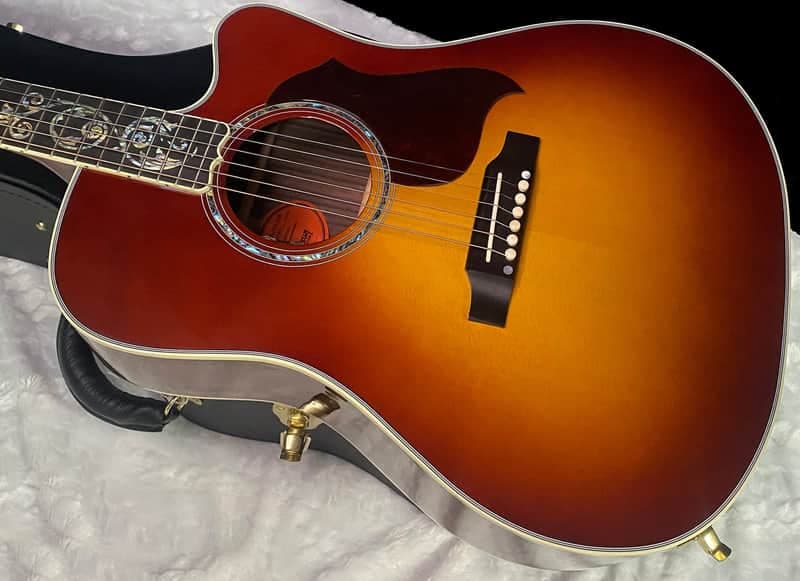 NEW! Gibson Acoustic Songwriter Custom EC Vine Acoustic-Electric Guitar - Rosewood Burst - Greatest Hits II - Authorized Dealer - G07821