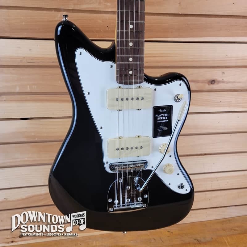 Fender Player II Jazzmaster - Black, Rosewood Neck