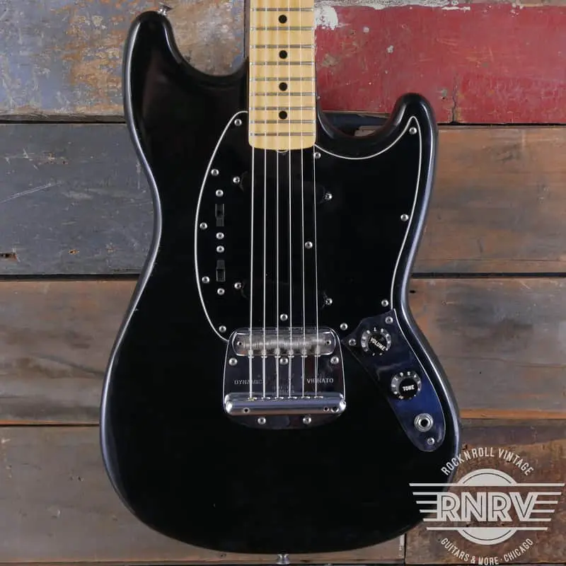 Fender Mustang - 1978 - Black