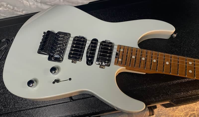 NEW ! Jackson Custom Shop Dinky HSH - Roasted Maple Neck & Fretboard - DK - Sonic Blue - Authorized Dealer - 7.9 lbs - G06640