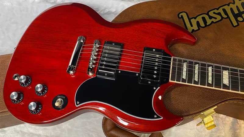NEW ! Gibson SG Standard '61 Stop Bar - Vintage Cherry - Only 6.5 lbs - Authorized Dealer - G07051
