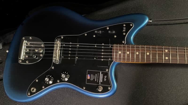 NEW! Fender American Professional II Jazzmaster Dark Night - Authorized Dealer - G00730