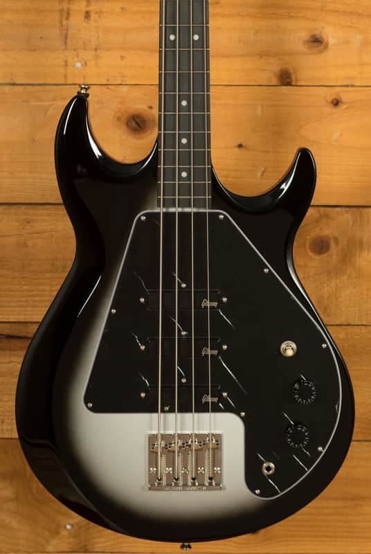 Epiphone Mike Dirnt Signature Grabber G-3 Bass - Ebony - Silverburst