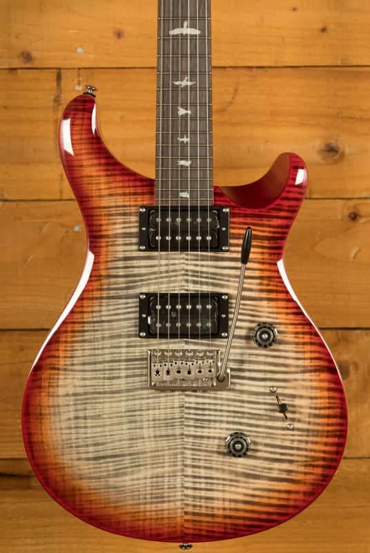 PRS SE Custom | Custom 24 - Charcoal Cherry Burst