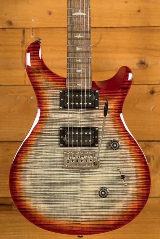 PRS SE Custom | Custom 24 - Charcoal Cherry Burst