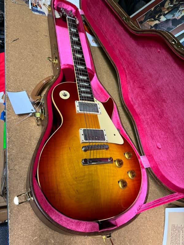 Gibson 1958 Les Paul Re-issue 2022 - Washed Cherry Sunburst
