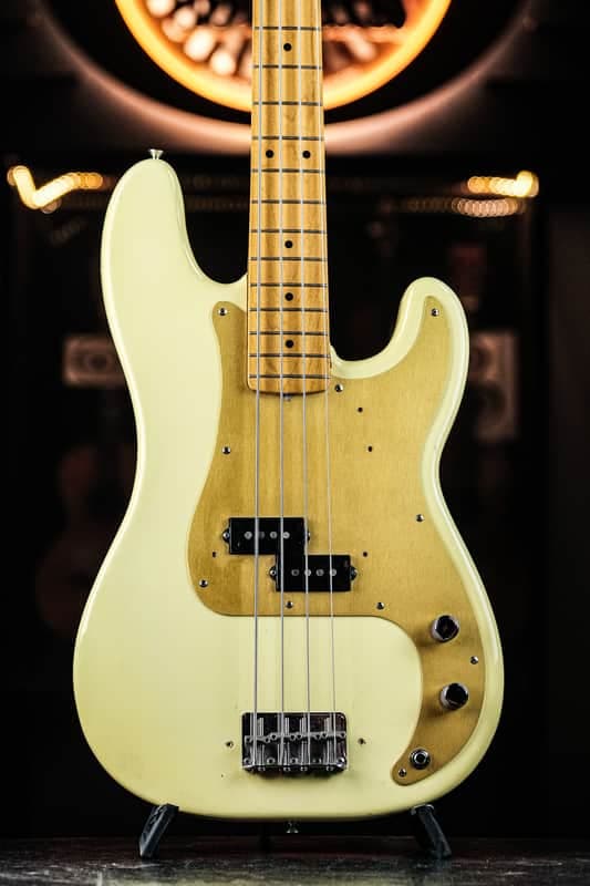 1989 Fender American Vintage '57 Precision Bass vintage white