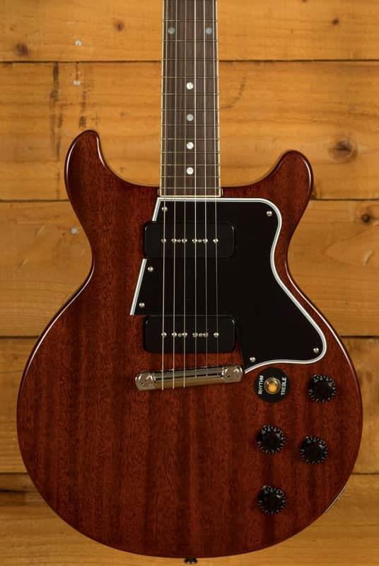 Epiphone Inspired By Gibson Custom 1960 Les Paul Special Double Cut - Cherry Red