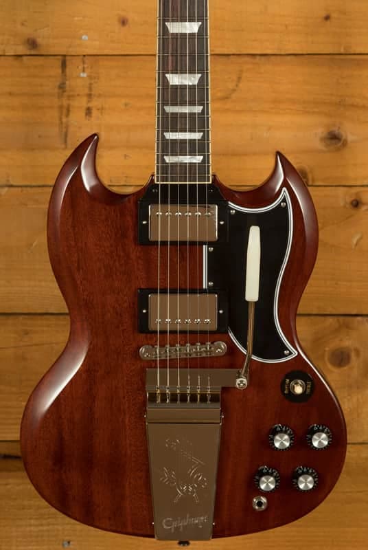 Epiphone Inspired By Gibson Custom 1964 SG Standard w/Maestro Vibrola Reissue | Cherry Red