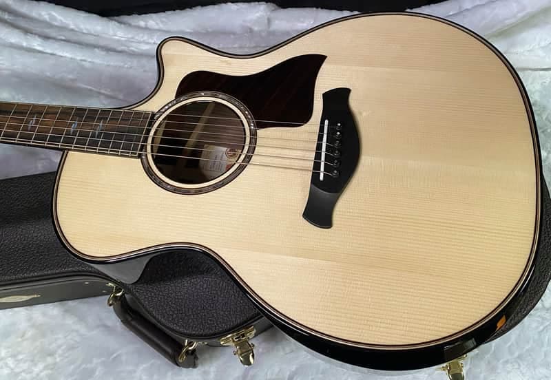 NEW! Taylor Next Generation Builder's Edition 814ce Adirondack Spruce/Honduran Rosewood - Natural - 4.8lbs - Prototype - Authorized Dealer - G07659