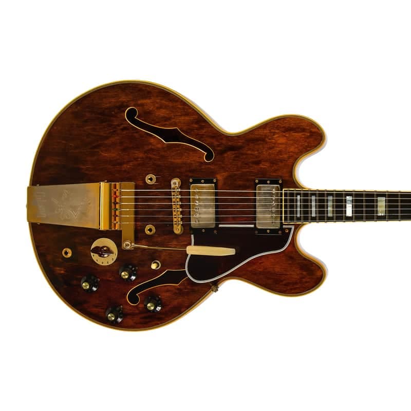 Gibson ES-355 TDC w/Lyre Vibrato Walnut (Pre-Owned, 1975, VG+) #551074